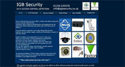 Desktop Screenshot of igbsecurity.co.uk